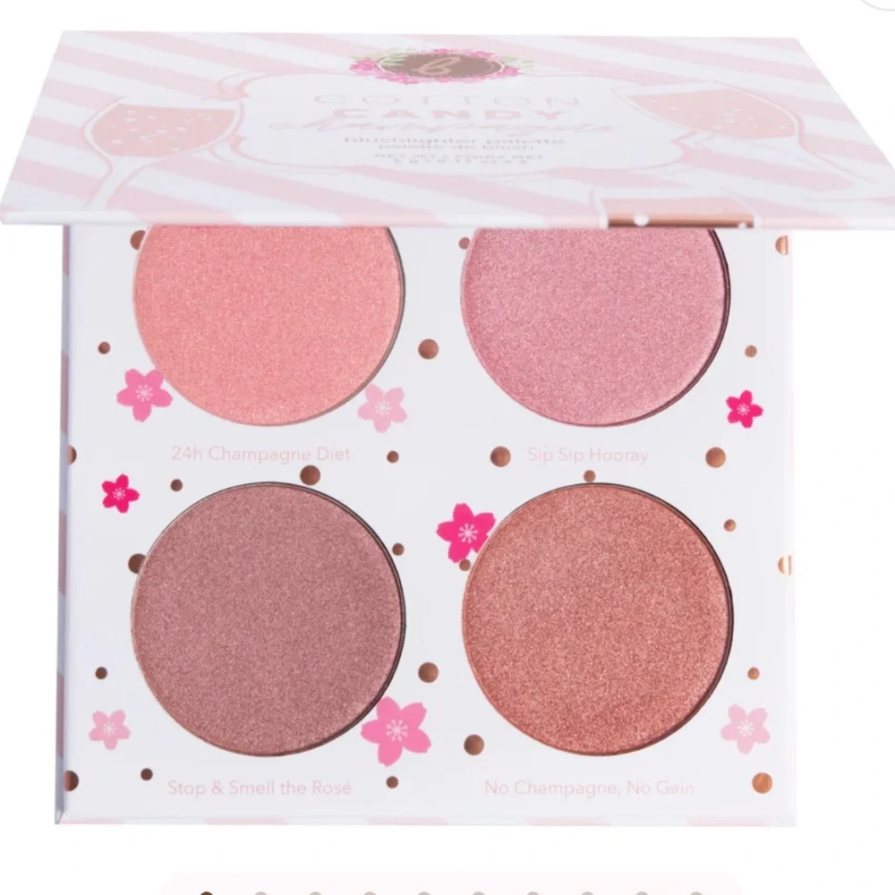 BEAUTY BAKERIE Cotton Candy Champagne Blush Palette NIB $38
